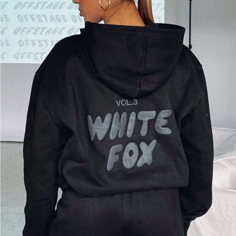 White Fox Offstage Hoodie Onyx